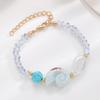 Diseño Estilo Ins Conjunto de Collar y Pulsera de Piedras Naturales para Mujer Colorido Nicho Estrella de Mar Concha Joyería de Gama Alta Venta al por Mayor