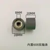 6200 Rodamiento con Recubrimiento de Goma Rodamiento Doble Rueda de PU Resistente al Desgaste Poliuretano Rueda Pequeña de Goma Rueda de Alta Capacidad de Carga 10