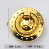 Puxador de Gaveta Cerâmico Moderno Puxador de Armário Retrô Estilo Chinês Botão de Argola Pequeno para Porta de Armário Guarda-Roupa com Furo Único