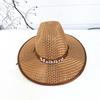 Sombreros Publicitarios de Verano Sombreros con Logo Impreso de Empresa Sombreros para Hombre Protección Solar para Exteriores Sombreros de Vaquero Sombreros de Sol Sombreros de Paja para Mujer Venta Caliente Transfronteriza