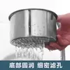 Cesta coladora de acero inoxidable con forma de cisne para fregaderos de cocina, estante colgante para separación de húmedos y secos, con ganchos para filtrar y lavar verduras