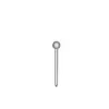 Pendientes de Resina para Perforaciones de Oreja para Mujer, Palillos Transparentes de Plástico para Orejas, Adecuados para Orejas Recién Perforadas, Anti-Bloqueo, Invisibles y Resistentes a Alergias