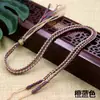 Corda Pendente para Contas Dzi de Xizang Corrente para Suéter Clavícula Corda para Pingente Cordão de Colar Corda Tecida Feita à Mão de Xizang Fio de Algodão Torcido à Mão