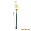 Cuchara de acero inoxidable, estilo coreano, cuchara, tenedor, cuchara de postre, tenedor, cuchara de café, cuchara de comedor para el hogar, vajilla de acero inoxidable
