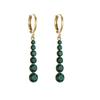 Aretes Largos Coreanos Super Flash Zirconia Moda Combinable de Alta Gama Elegantes Combinables Cristal Gota Aretes de Hebilla para Oreja