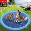Alfombrilla rociadora de agua para mascotas de fábrica piscina piscina plegable Amazon nuevo perro niños exterior cadera jugar alfombrilla rociadora de agua