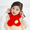 Procesamiento personalizado bufanda de bebé invierno felpa cálida bufanda para niños niñas cálida bufanda coreana de dibujos animados al por mayor