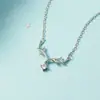 Regalo de San Valentín: Collar de Ciervo de Moda Estilo Coreano, Collar "Te Tengo", Chapado en Oro de 18 Quilates, Diseño Sencillo, Regalo para Novia, Cadena para Clavícula