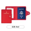 Funda de Pasaporte de Cuero Transfronteriza en Stock con Cierre de Broche, Portapasaporte Hecho de Cuero PU, Personalizable con Logo, Estuche para Pasaporte