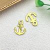 Fabricantes de jóias de ouro antigo acessórios pulseira acessórios estrela do mar borboleta polvo chave cruz dragão pingente diy pingente