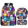 Mochila escolar de primaria y secundaria ROBLOX blox fruits, mochila para niños de gran capacidad, bandolera, estuche para lápices