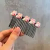 Pente Infantil Macaron para Meninas, Presilha de Cabelo de Desenho Animado de Verão, Ferramenta de Penteado, Grampo de Cabelo, Acessório de Cabelo para Menina