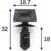 Adecuado para cubierta de maletero BMW panel de remache fijo de maletero clip decorativo de bloqueo giratorio hebilla fija de plástico