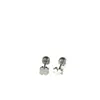 Aretes de Acero de Titanio Roscados con Forma de Corazón y Mariposa, Aretes de Tachuela de Estrella de Cinco Puntas, Tachuelas Cocleares, Aretes de Tornillo de Perforación de Moda y de Alta Gama
