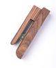 Gancho para Toalla Hengtai Nogal Negro Madera Maciza Sin Taladro Gancho de Pared para Toallas Ins Creativo Gancho Adhesivo de Madera Colgante de Pared