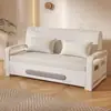 Sofá-Cama Individual Dobrável Dupla Função 2023 Novo Sala de Estar Cama Dobrável Apartamento Pequeno Varanda Cama Retrátil Multifuncional
