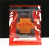 Bolsa de Embalaje para Cáscara de Mandarina Xinhui Auto-Soportante Cierre de Cremallera Auto-Sellante Bolsillo tipo solapa Pantalones 250g Cáscara de Mandarina Sellada Bolsa Transparente a Granel Bolsa de Regalo