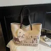 Nueva Bolsa de Lona de Gran Capacidad para Mujer, Bolso de Hombro Casual y de Moda para el Trabajo y los Viajes, Nueva Bolsa de Compras Portátil