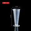 Taza medidora de plástico 100ml 200ml 250ml 500ml Taza medidora graduada de plástico Tubo de vaso de precipitados 5000ml