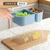Bandeja de frutas de doble capa para uso en la sala de estar, con compartimentos para frutos secos y bocadillos, y un soporte para teléfono; cesta para lavar frutas y bandeja para almacenar fruta seca