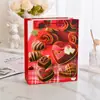 Sacola de Presente Dia dos Namorados Padrão de Chocolate Doce Saco de Papel de Mão Saco de Presente de Retorno de Feriado para Namorada