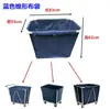 Carrito Cónico para Ropa de Acero Inoxidable Engrosado Carrito de Limpieza Desmontable para Hotel Carrito de Recolección Carrito de Servicio a la Habitación Carrito de Trabajo Carrito