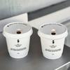 Taza de café roja de Internet, taza de papel desechable para café con tapa, engrosada, para llevar, comercial, para bebida caliente, taza de papel con logotipo