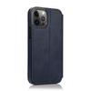Funda de cuero con tapa y patrón de caballo loco para iPhone 12 Pro, 7G/8 Plus, con protección de voltaje para tarjetas, Japón y Corea del Sur.