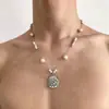 Collares transfronterizos de estilo punk de alta resistencia para hombres y mujeres, estilo gótico de subcultura, cadenas para la clavícula y collares de personalidad de nicho de moda