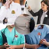Hebilla de tracción navideña retráctil y extensible divertida, modelo nuevo 2026 para decoración de insignia de ambiente festivo en el lugar de trabajo, personalización