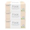 Lenço Facial Jierou, 100 Folhas, Lenço de Papel 3 Camadas, Caixa Inteira, Papel Higiênico Doméstico, Celulose Virgem, Tipo Puxa-Puxa