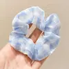 Nova Coleção Estilo Coreano de Scrunchies de Camada Dupla de Luxo com Acabamento em Renda, Elásticos de Cabelo e Acessórios de Cabelo