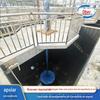 Misturador hiperbolóide multicurvado de plástico reforçado com fibra de vidro em forma de guarda-chuva, turbina pulsadora, agitador de mistura de esgoto vertical tipo seco