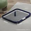 Novo Treinamento para Cachorro Banheiro Pet com Coluna Gaveta Interno Bacia Plana para Fezes para Induzir Limpeza Banheiro de Cachorro