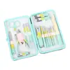 Conjunto de Cortadores de Unha de 18 Peças com Cor Gradiente, Ferramentas de Manicure de Beleza para Casa, Conjunto Completo de Cortadores de Unha, Conjunto Colorido de Cortadores de Unha