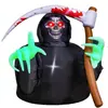 Cráneo de Halloween Transfronterizo Calabaza Linterna Cachorro Modelo Inflable Decoración de Escena para Fiesta Festiva Adorno de Modelo Inflable