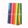 Spot Atacado Rainbow Stripe Candy Bag Party Party Decoration Gift Bag Baking No Handles Packaging Paper Bag