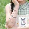 Mercadorias Pequenas para Venda em Barraca: Adesivos Faciais de Borboleta com Glitter, Adesivos de Tatuagem, Adesivos de Fada Laváveis à Prova d'Água Longa Duração, Unicórnio, Veado, Lua
