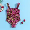 Traje de baño de una pieza con estampado sexy de verano, dulce, estilo nuevo, bikini transfronterizo