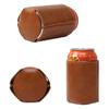 Punto Transfronterizo Portátil Cubierta para Botella de Cerveza Lata Cuero PU Antideslizante Cubierta para Vaso de Coca-Cola Cubierta para Vaso Láser Personalizada