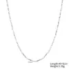 Collar Versátil Minimalista de Moda Transfronteriza Europea y Americana, Cadena para Clavícula para Mujer, Collar Tridimensional de Acero Inoxidable por Dos Lados