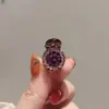 Pinza Pequeña de Garra de Cristal 2024 Nuevo Mini Pinza para el Cabello Pinza para el Cabello de Nicho de Celebridad de Internet Accesorio para el Cabello de Mujer Estilo Retro de Hong Kong