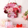 Vendedor Popular en Amazon Día de San Valentín Artesanía de Madera Colgador de Puerta Fiesta Festival Señal Placa Decoraciones Colgante de Pared
