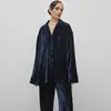 Moda de Otoño e Invierno 2026 para Mujer de Europa y América, Ropa de Casa de Manga Larga y Pantalón Largo de Alta Gama, Pijama Suelto Cómodo al por Mayor Transfronterizo