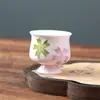 Taza de Té Maestra Quemada Youtian Pintada a Mano Polvo Suave Taza Individual Cerámica para el Hogar Alto Valor de Color Personal Especial Juego de Té Kung Fu