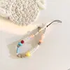 Cadena para teléfono móvil con cuentas de contraste estilo ins de Corea del Sur, cadena para llavero anti-pérdida con colgante de cámara ccd, universal para teléfono móvil 914