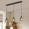 Luminária Pendente Vintage Estilo Francês, Luminária de Cabeceira Ajustável, Luminária Retro de Três Lâmpadas para Sala de Jantar, Luminária de Ambiente, Luminária para Corredor, Luminária para Varanda, Luminária de Teto