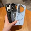 Adequado para capas de celular Huawei P90 Pro Max, capas com botão de metal magnético Mate 80 e capas com pintura metálica ondulada Nova 16 Pro