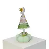 10.5cm Base Giratoria de Cerámica Jingdezhen Adorno de Árbol de Navidad Manualidades de Vidrio Cerámicas Navideñas
