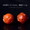 Atacado Ágata Vermelha do Sul Deus da Riqueza Lótus Pixiu Escultura Acessórios DIY Contas de Ágata Contas Soltas